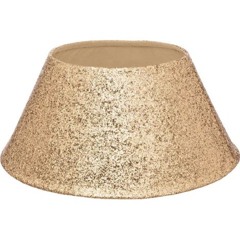 Cache Pied de Sapin "Paillettes" 56cm Or