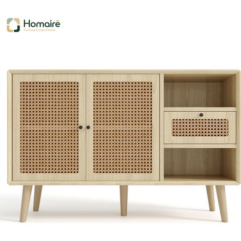 Sideboard Eiche 120 x 40 x 80 cm MDF HOMAIRE (1/5)