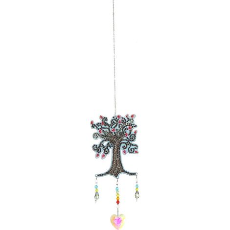 Peinture diamant attrape-soleil carillon éolien ornement suspendu (1/5)