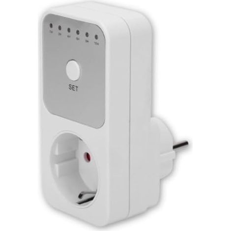 Commutateur de prise de courant de minuterie, socket de commutation, contrôleur minuteur de compte à rebours, EU230V (1/5)