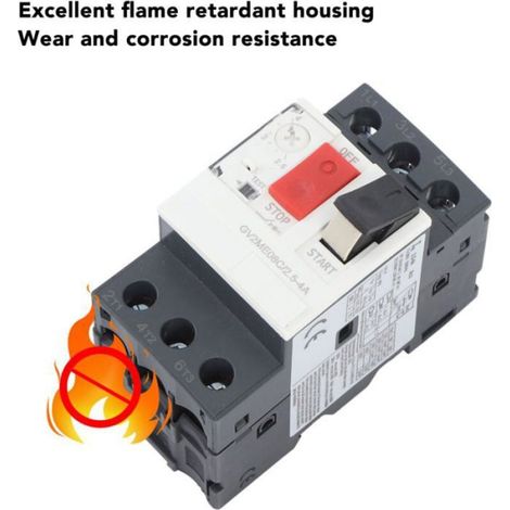Eosnow Disjoncteur de moteur, interrupteur de démarrage de protection contre les surcharges et les courts-circuits AC690V GV2 ME08 (1/4)