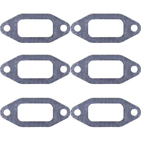 LinDuxe 6 x Guarnizione marmitta di scarico per Husqvarna 365 362 371 372 365 362 371 372 385 390 XP 371K 375K 503775901 Seghe