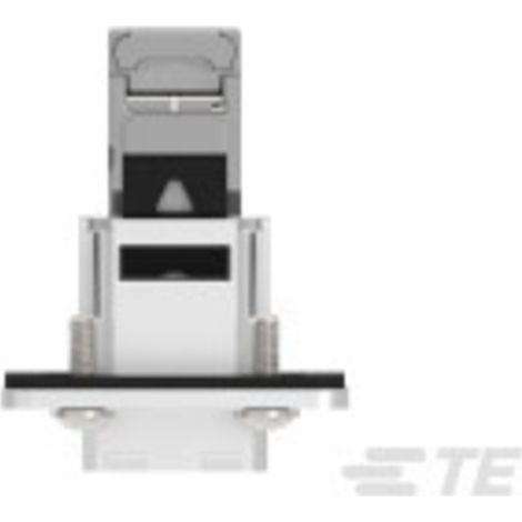 TE Connectivity RJ45-Steckverbinder 1-2120871-1 Buchse, Einbau Polzahl Sensoren 8P8C Schwarz 1 St
