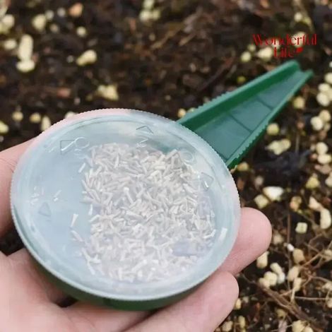 (1 pièce) Semoir multifonction pour plantes, planteuse réglable, distributeur de graines manuel, accessoire de jardinage pour fleurs et gazon