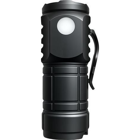 Mini lampe torche LED puissante et ultra,lumineuse, lampe de poche en aluminium rechargeable et étanche avec aimant, idéale pour la randonnée et le camping. (1/5)