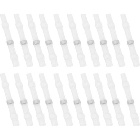 50 Pièces Joint de Soudure Connecteur de Fil, Thermorétractables Souder Bout à Bout Seal Connecteurs Electriques Isolés Etanche Marine Marine Automobile Pour Joint à Sertir (1/5)