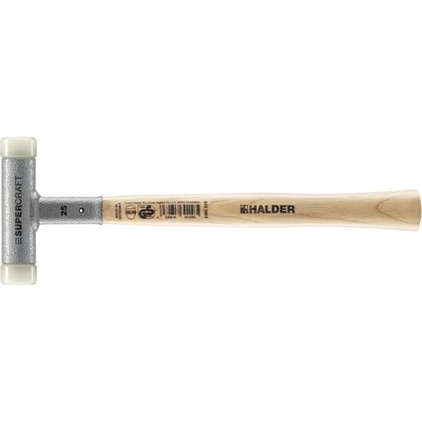 Maillet avec manche, vernis, en Hickory réduisant les vibrations, ergonomique D=25 mm 3366.025 (1/5)