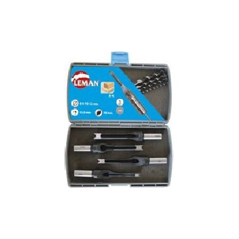 Set mit 4 Vierkantdrähten + Bohrer L.U. 70 Schaft Ø15.9MM - LEMAN - 306.500.04 (1/2)