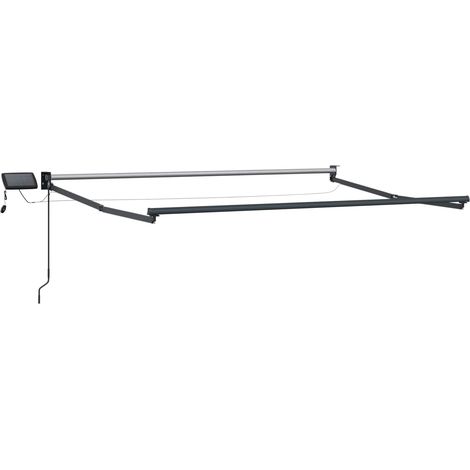 Struttura della tenda elettrica retrattile Antracite 3,5 x 2 m vidaXL