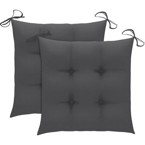 Maison Exclusive - Chaise à bascule avec coussin anthracite Bois de teck solide