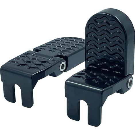 Paire de repose-pieds arrière pliables en forme de U (10 mm) pour vélos — Accessoires pour VTT (1/5)