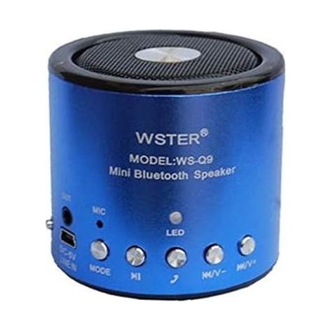 TrAdE Shop Traesio - Mini Speacker Cassa Bluetooth Portatile Con Radio Mp3 Wsq9 Per Smartphone Da 5w - (1/5)