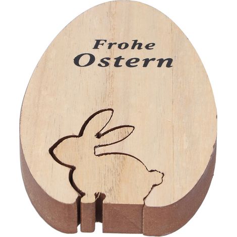de table en bois en forme d œuf lapin mignon artisanat en (1/5)