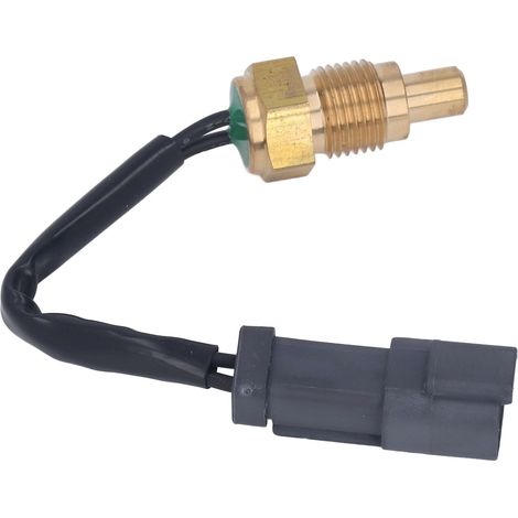 2-poliger Wassertemperatursensor aus Messing für Bagger, hochpräziser und robuster Wassertemperatursensor für CAT 320C (1/5)