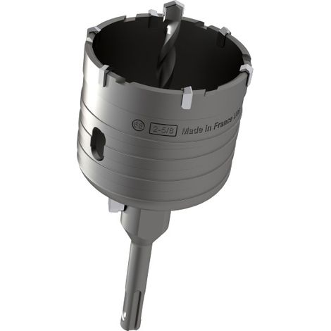 RAM Trépan avec dents carbure compatible SDS+ longueur 90-Ø68x60