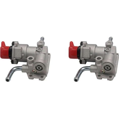 Deux vannes de régulation d'air de ralenti MD614713 E9T15292 compatibles avec Pajero V31 4G63 L200/300 (1/5)