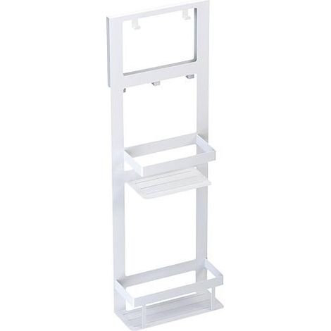Panier à accrocher Swakop pour cabines de douche, blanc, 250x760mm (1/2)