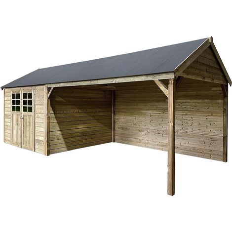 Abri Cambrai - S8782-1 (2936 + 3948 max x 2936mm - 22,36 m² (max))