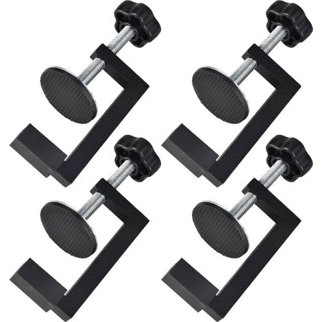 Serre-joints noirs 10-57 mm, compacts et robustes, pour le travail du bois et le soudage (1/5)