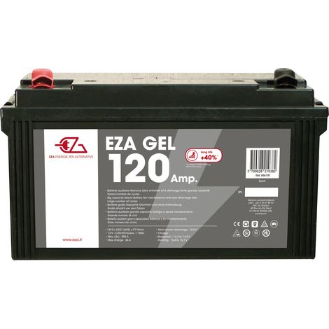 Batterie auxiliaire Gel EZA Capacité (A·h) - 120 (1/2)