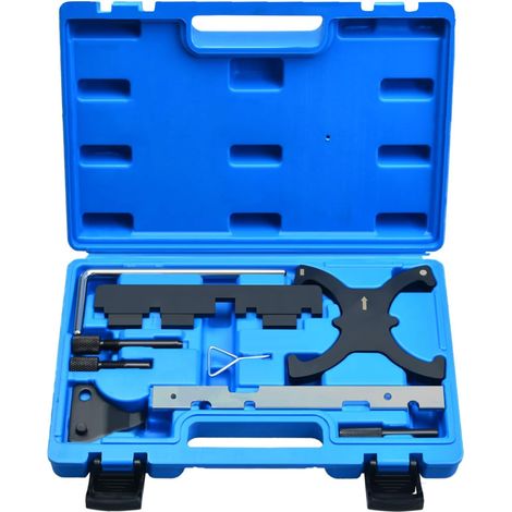Kit di attrezzi per l'allineamento e il bloccaggio dell'albero a camme compatibile con Ford Focus, Fiesta, Mazda 1.5, 1.6 VCT, Ecoboost e Volvo (1/5)
