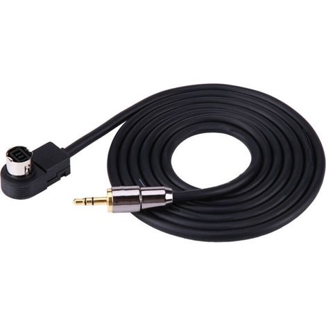 Jeffergarden Câble auxiliaire, adaptateur, transmission de données stable, compatible portable, adapté aux appareils radio UniLink Alpine JVC