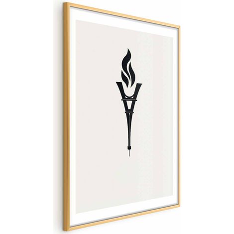 Poster – Kerze in Form des Eiffelturms (1/4)
