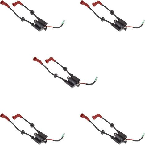 Geeignet für 5-Zoll-Zündspulen von Außenbordmotoren, kompatibel mit F9.9, 13.5, 15, 20, 25 PS und 40 PS Außenbordmotoren. Austauschbare Motorteile: 6F5-85570-10 und 6F5-85570-11.
