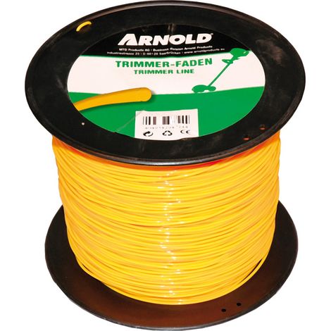 ARNOLD Fil de coupe-bordure rond en nylon 2,4 mm × 246 m