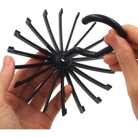 Porte-Cravates - Rotation 360° - Pour Placard - Lot De 3 (1/5)