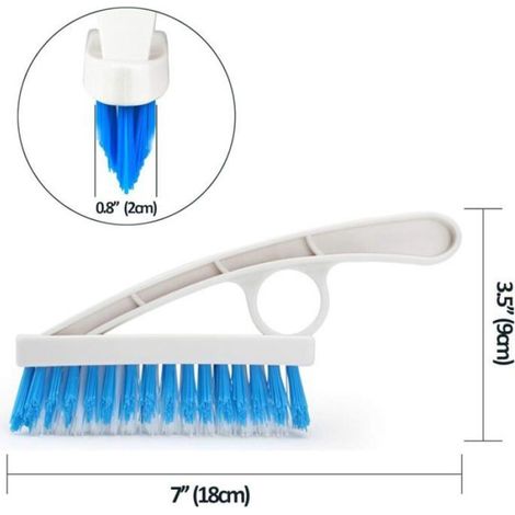 Brosse À Récurer Joints - Poils Nylon Rigide - Pour Baignoire Douche Sol Carrelage - 1 Pièce (1/4)