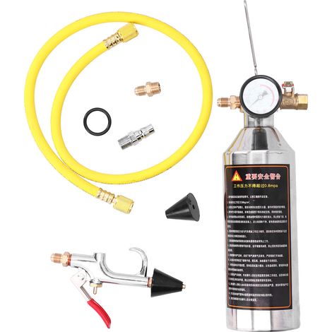 Nettoyant pour conduits de climatisation automobile, flacon suspendu, entretien du système de réfrigération sans démontage, avec buse (1/5)