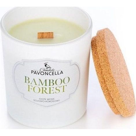 Continental Bamboo Forest vela blanca perfumada soja coco