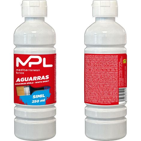 FPLUS mpl aguarras simil botella  0.250 l  302491 , Disolvente para esmaltes sintéticos.