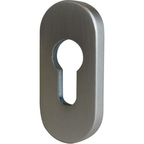 Rosace cylindre ovale de sécurité 9mm - Finition : Anodise F9 - FORLOCK