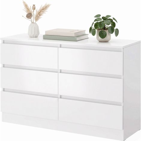 HOMCOM Cassettiera Moderna a 6 Cassetti, 100 x 35 x 69 cm (1/5)