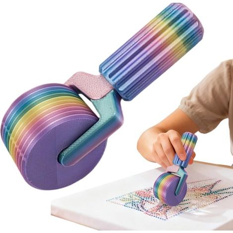 Rouleau pour peinture diamant - Accessoire - Détachable - Coloré (1/5)