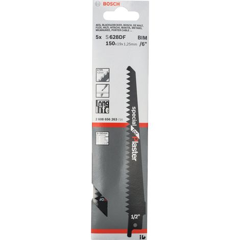 BOSCH S628DF (pkt of 5) Special for plaster 150mm