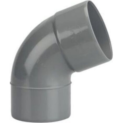 Coude MF 67°30 - Diamètre: 80 mm - GRIS (1/3)