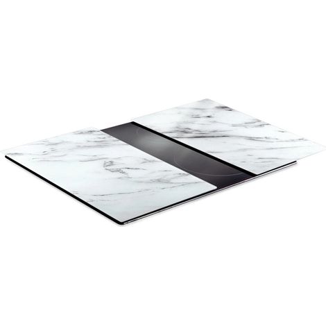 Glass Cutting Boards - White Marble, 60x52 cm, Set of 2 (1/5)