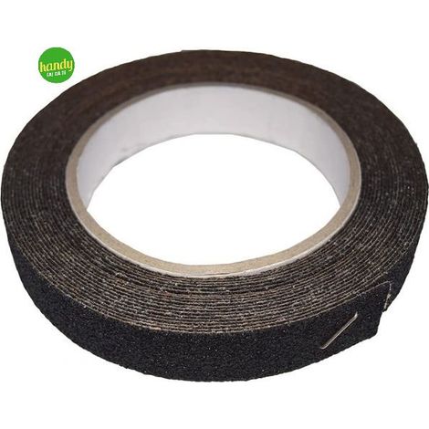 MASIDEF - ROTOLO SAFETIT ADESIVO ANTISCIVOLO 19MMx6MT - COLORE NERO (1/2)