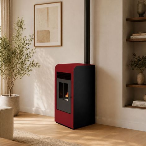 Poêle à granulés - PUNTO FUOCO Giada 8 kW Noir (1/5)