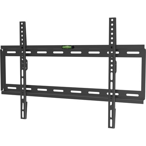 Support Mural Fixe Fin pour TV de 37 à 80", Profil Ultra Bas de 25 mm, VESA Max 600 x 400, 50 kg, Support Mural Robuste pour écrans Plats LED LCD avec Niveau à Bulle intégré et kit de Fixation (1/5)