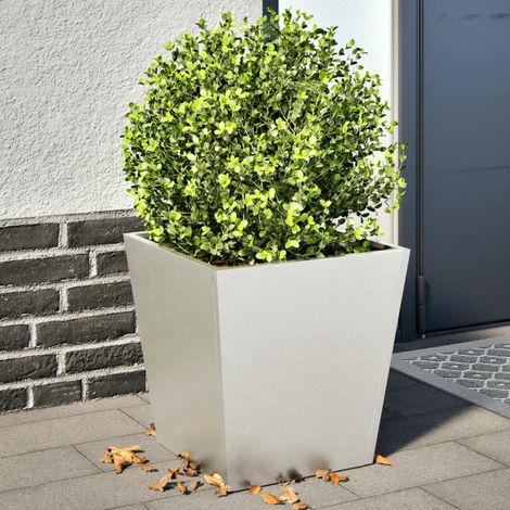 Pflanzkübel 2 Stk. 40x40x40 cm Edelstahl vidaXL156095