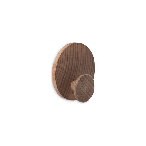 Gancio Adesivo in Legno Inofix Marrone 6 Pezzi