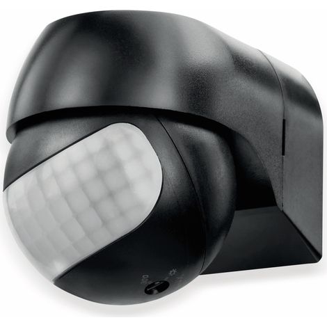 Détecteur de mouvement SONERO X-IMS081, 180°, IP44, orientable, noir