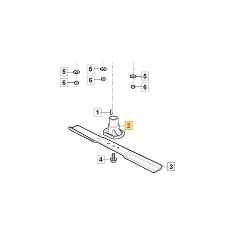 Mozzo lama Di 17 mm ORIGINALE STIGA rasaerba tagliaerba a batteria 322463190/0
