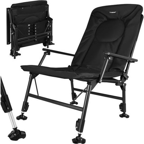 Adjustable Folding Fishing Chair with Armrests, Backrest (1/5)