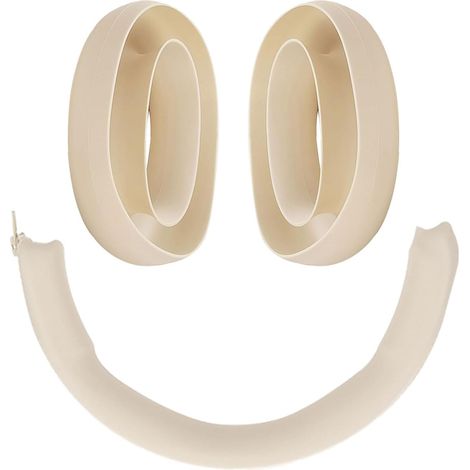 Coussinets d'oreille en silicone souple et flexible avec manchon de faisceau de tête pour casque dédié protéger contre l'huile (1/5)