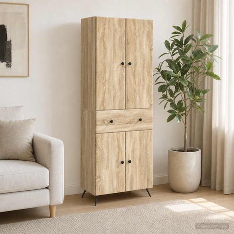 vidaXL 2 pcs Sonoma-Eiche (1/5)